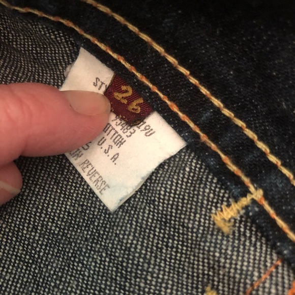 7 for all mankind Denim Split front Skirt - Picture 2 of 6